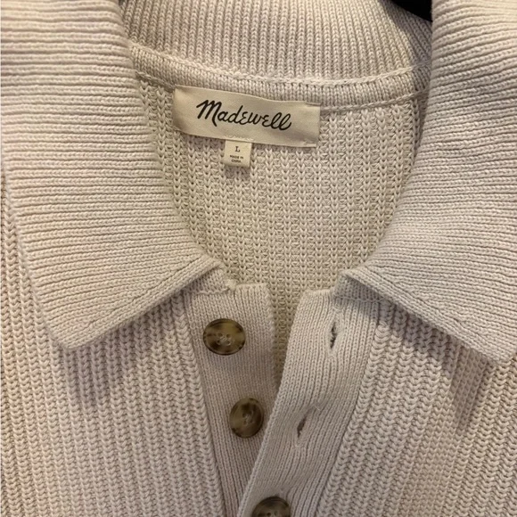 Madewell cream cotton sweater - Picture 6 of 6